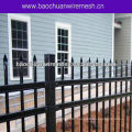 Housing site backyard fencing